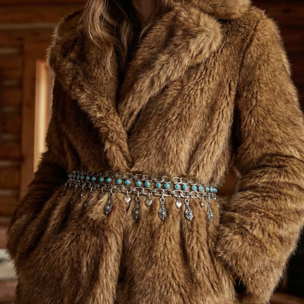 Silver + Turquoise Belt, OSFM